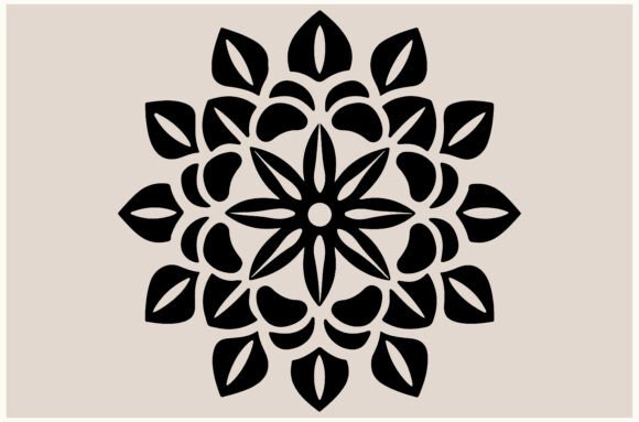 Boho Decorative Flower Graphic: Your Go-To Design Asset