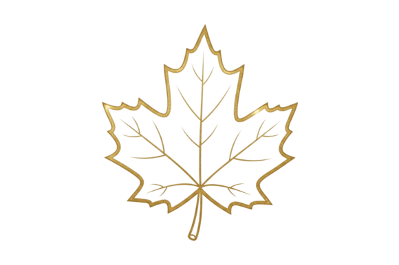 Celebrate Autumn with Golden Maple Leaf PNG