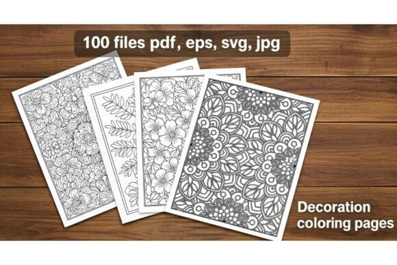 Decorative Coloring Pages Bundle: A Creative Toolkit for Modern Projects