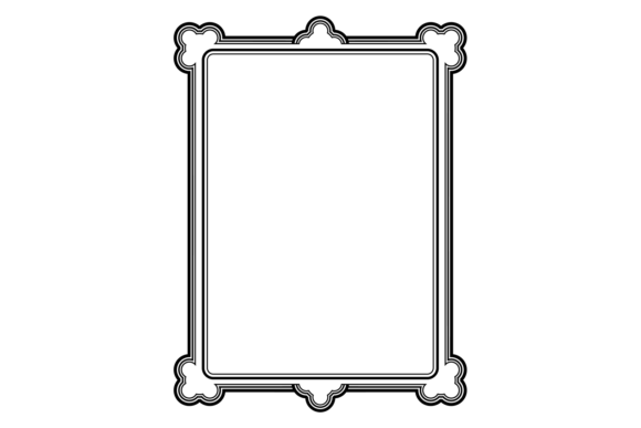 Decorative Frame. Decorative Banner Bord: A Retro Design Essential