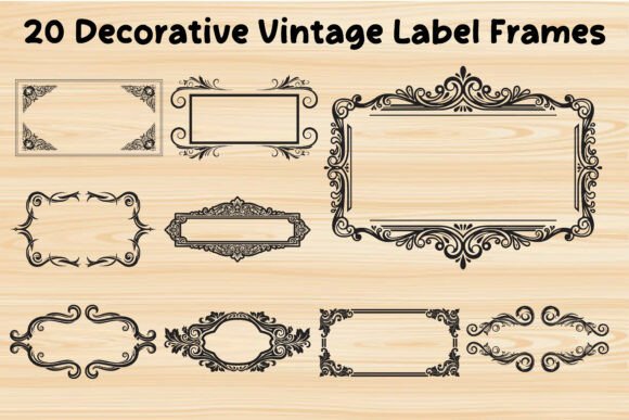 Elegant Vintage Frames for Timeless Design Projects