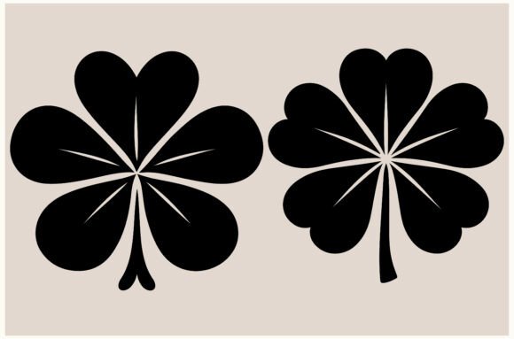 Hand Drawn Decorative Shamrock Vector: A Designer's Authentic Asset