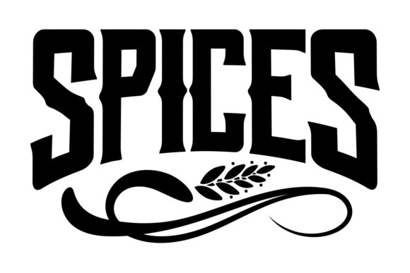 Spices Decorative Label: A Vintage Charm for Modern Crafting