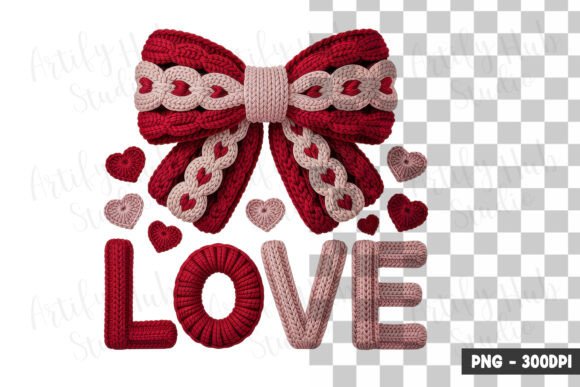 Styling Projects with Love Bow Decorative Typography Clipart